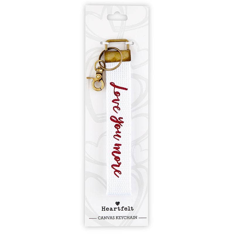 Canvas Keychain - Love You