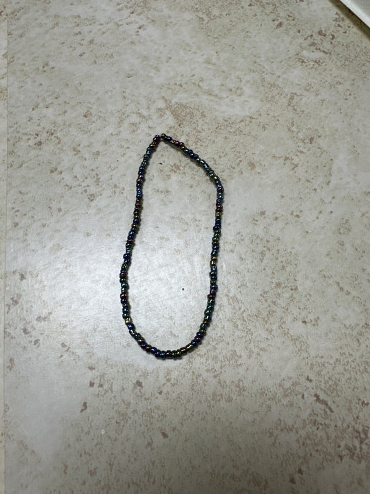 Bracelet-glass, multi 12/0