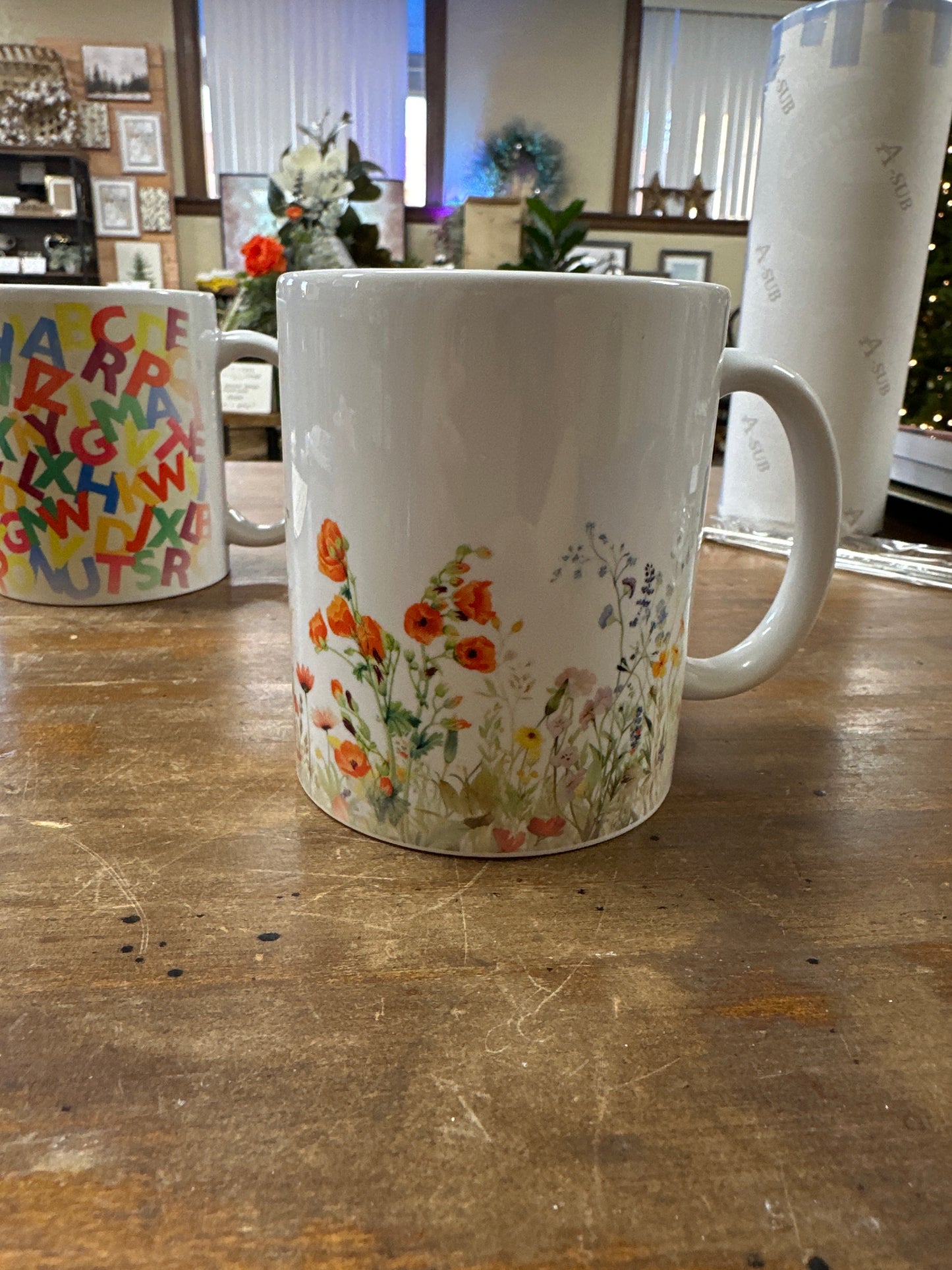 Floral mug